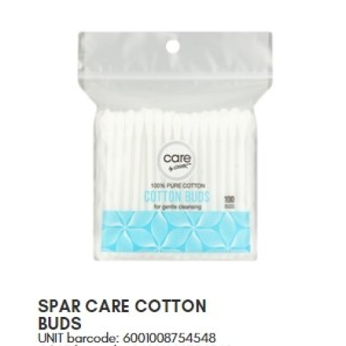 SPAR CARE COTTON BUDS 100' (RF)